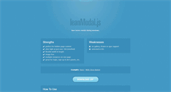 Desktop Screenshot of leanmodal.finelysliced.com.au