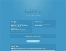 Tablet Screenshot of leanmodal.finelysliced.com.au